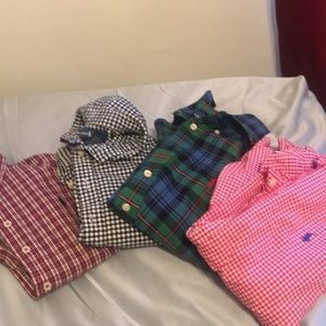 Sold 🤦🏽‍♀️4 long sleeve polo button down shirts